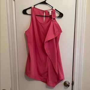 White House Black Market Fuchsia Sleeveless Top